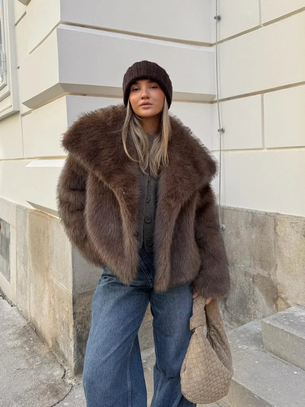 Noera - Manteau Fourrure